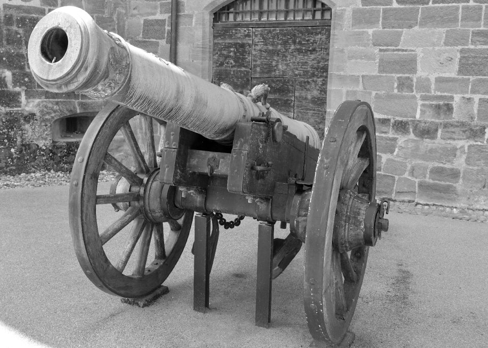 War military gun barrel