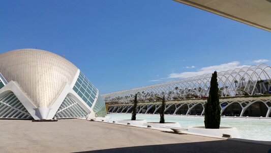 Valencia architecture panorama