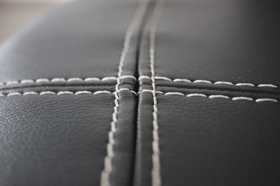 Sewing the epidermis black