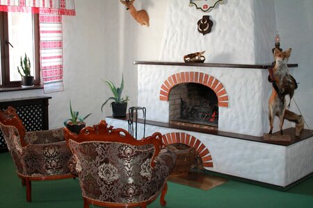 Room ornament fireplace