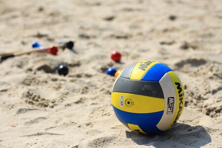 Volleyball beach ball photo