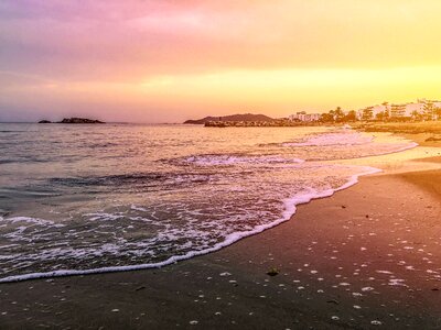 Sunny sea rock photo