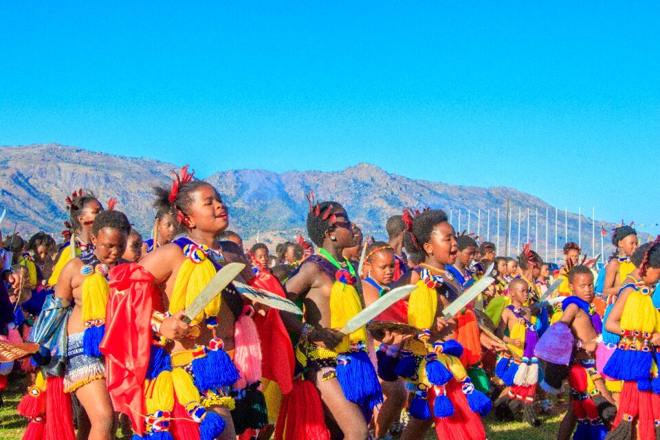 Festival dancing celebration