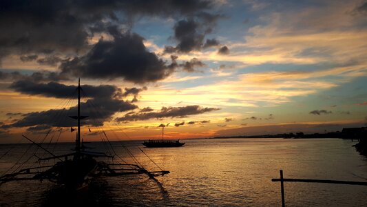 Sea dusk
