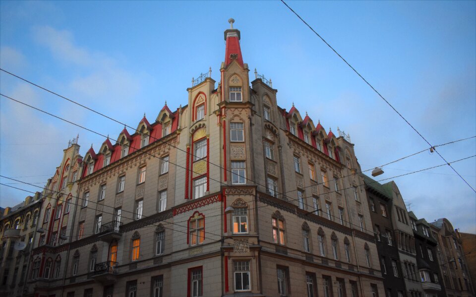 Sky building town