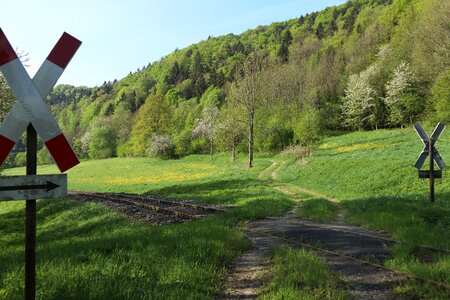 Warnkreuz andreaskreuz landscape
