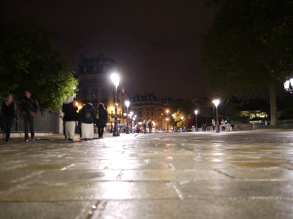 Pavement inner city france