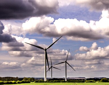 Wind power generator photo