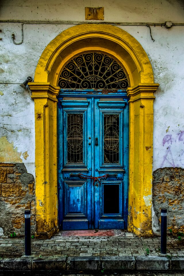 Doorway entrance facade