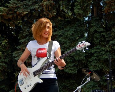 Girl guitarist music photo