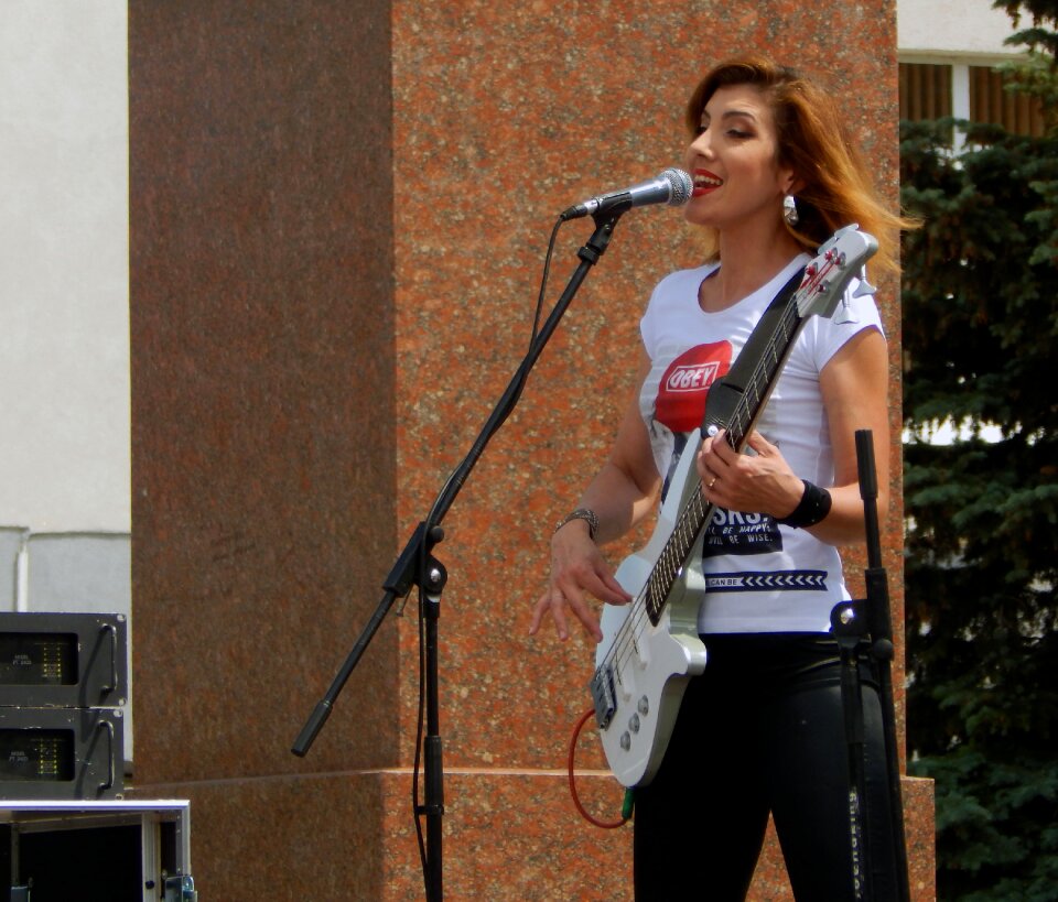 Musician concert woman