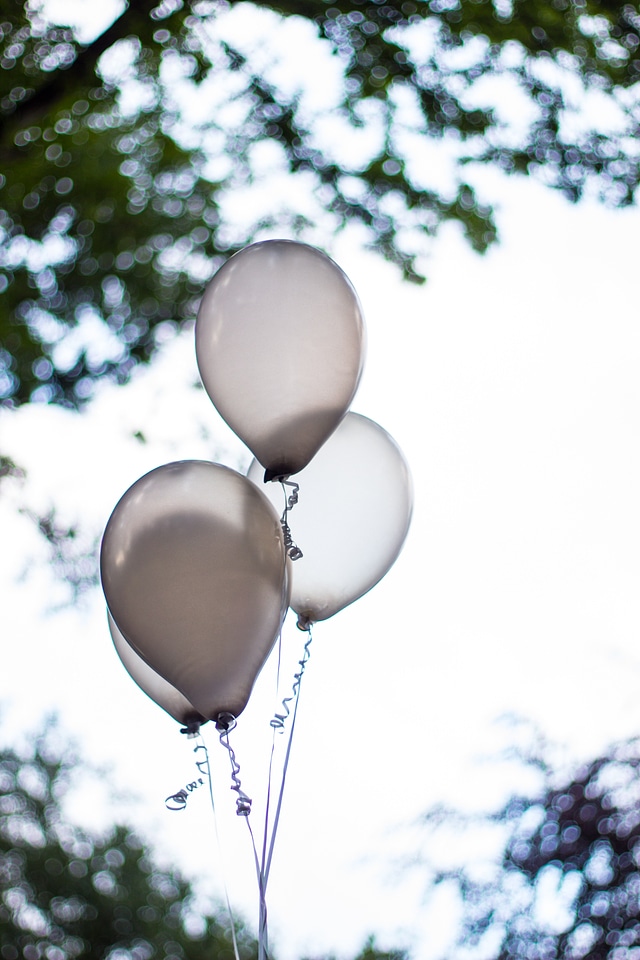 Balloons party merry