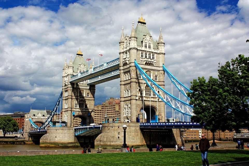 London thames sky photo