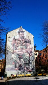 City street art graffiti