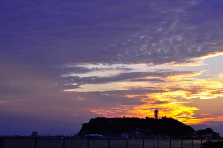 Jiang techno island enoshima sunset photo