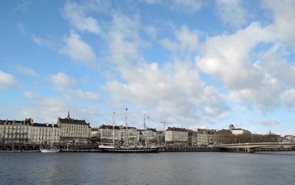 Belem ship docks sky