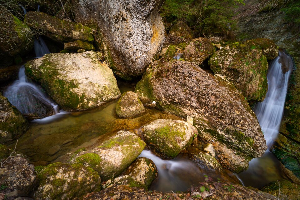Waterfall landscape water