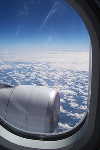 Sky flying clouds