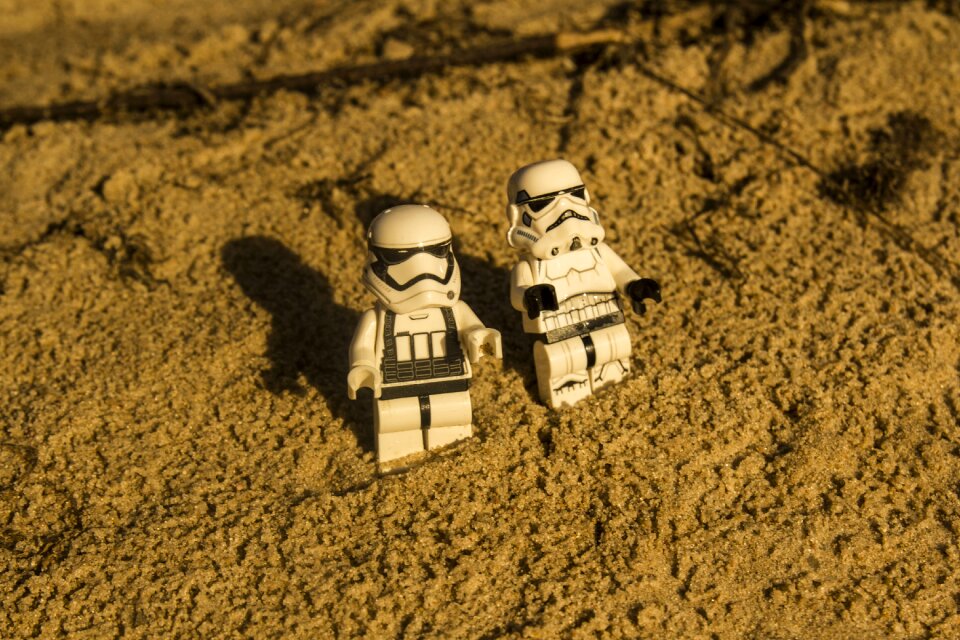 Empire pads lego blocks