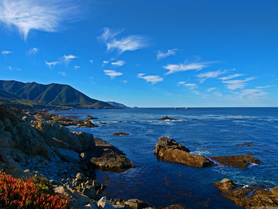 Nature landscape seashore