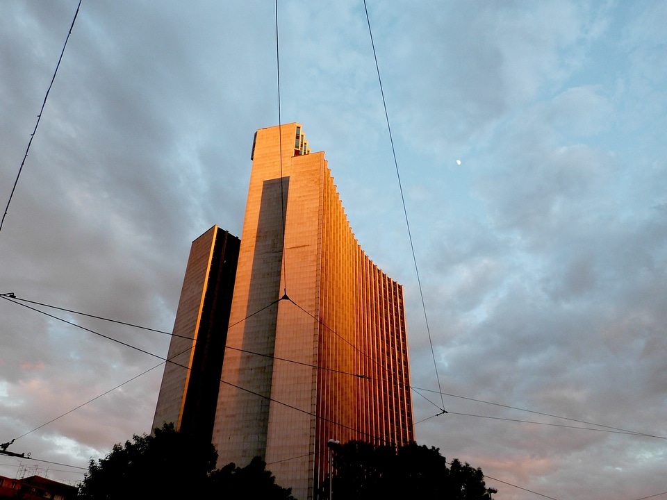Urban skyscraper cityscape
