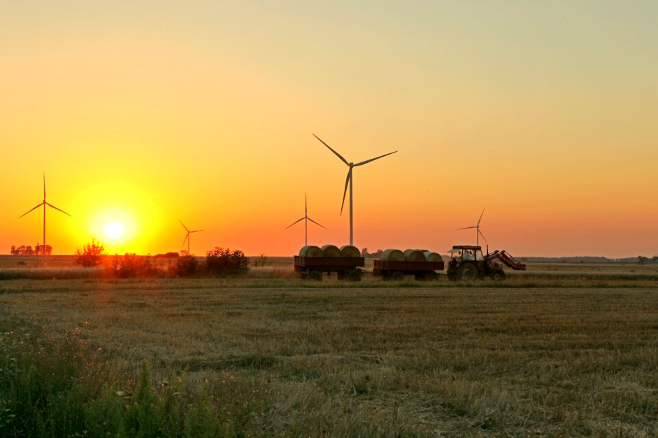 Electricity the power of wind photo