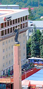 The guardian angel the urban landscape roof