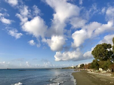 Panorama sea cyprus photo