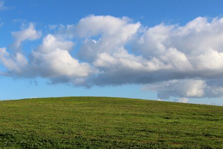 Sky landscape field photo