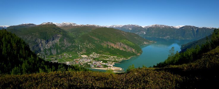 Travel sky fjord photo