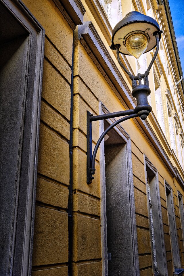 Architecture old facade window