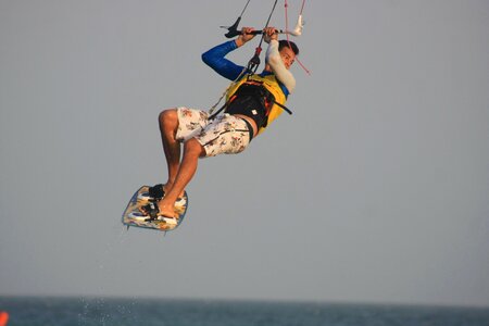 Action kite surf el yaque photo
