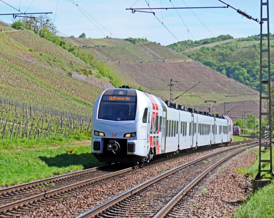 Vineyards saar valley electrical multiple unit