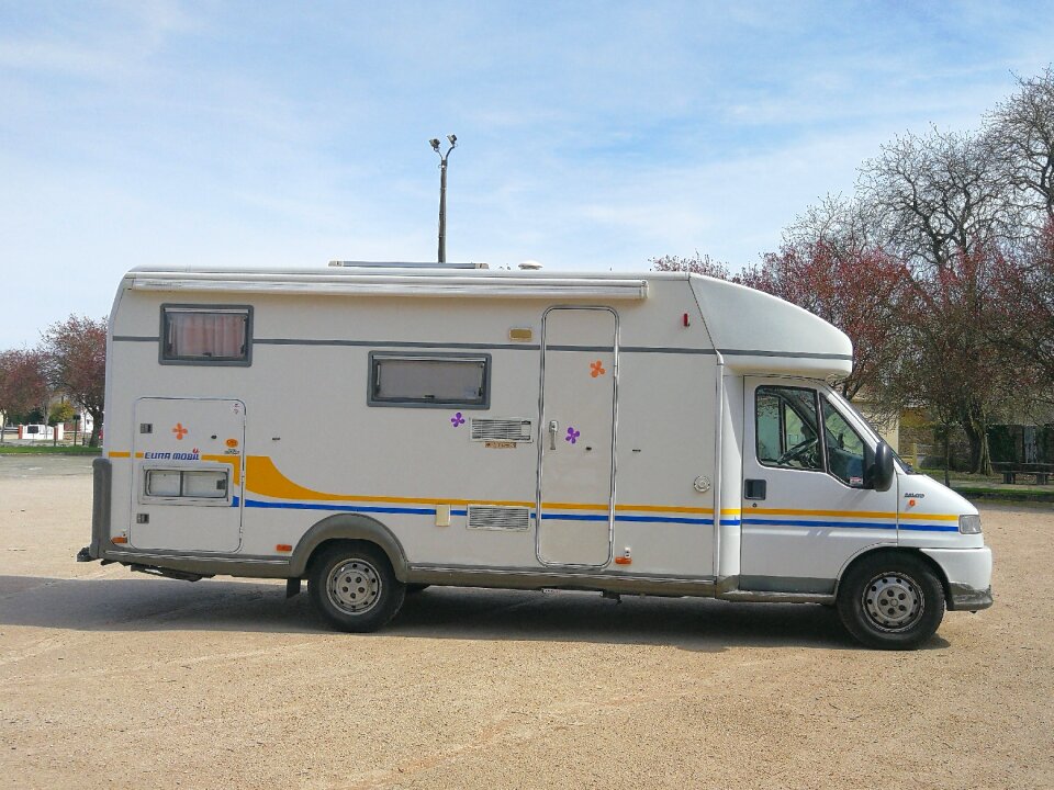 Camping holiday travel
