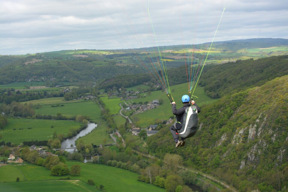 Entertainment paraglider nature