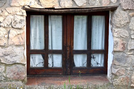 Architecture door old photo