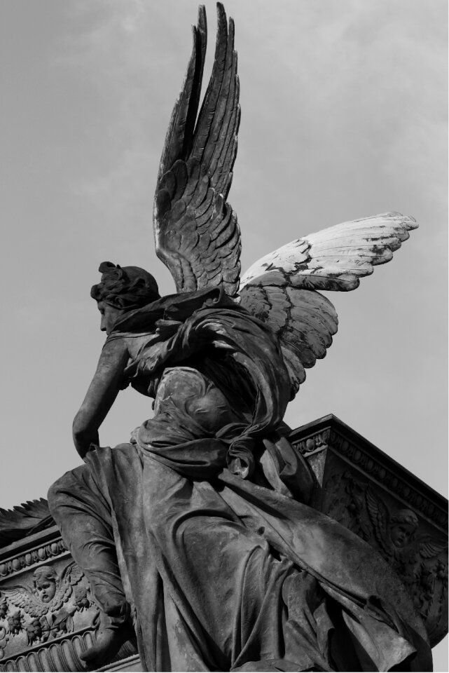 Cemetery art sculpture
