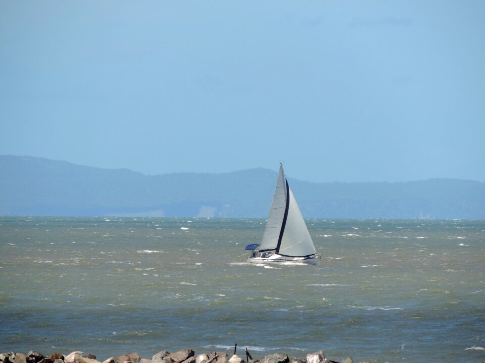 Sailboat ocean summer