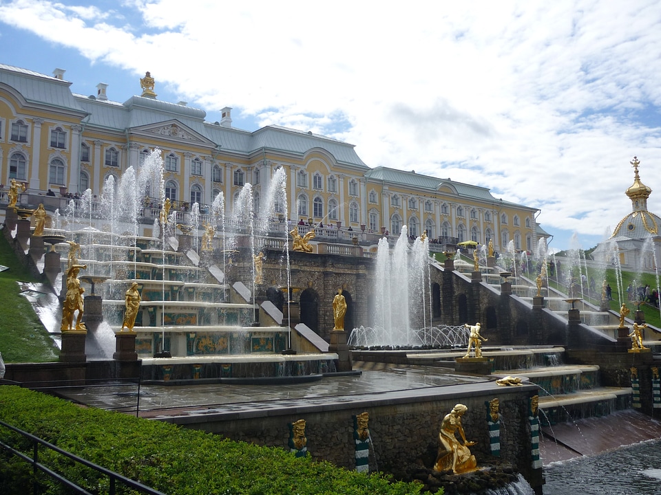 Summer palace russia peterhof