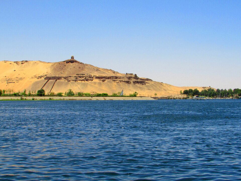 Landscape seashore aswan