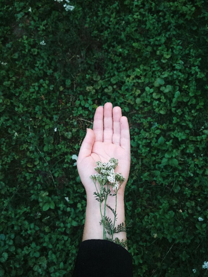 One girl nature