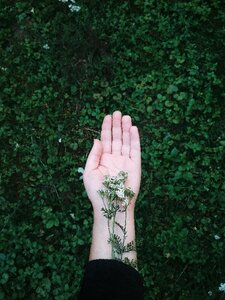 One girl nature