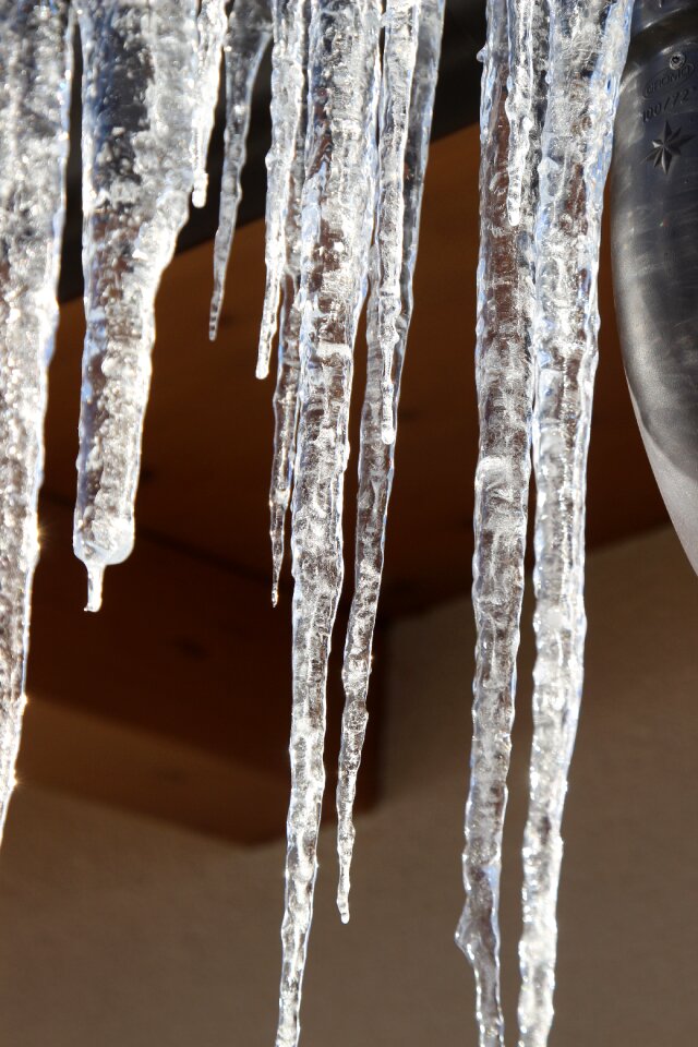 Frozen winter crystal