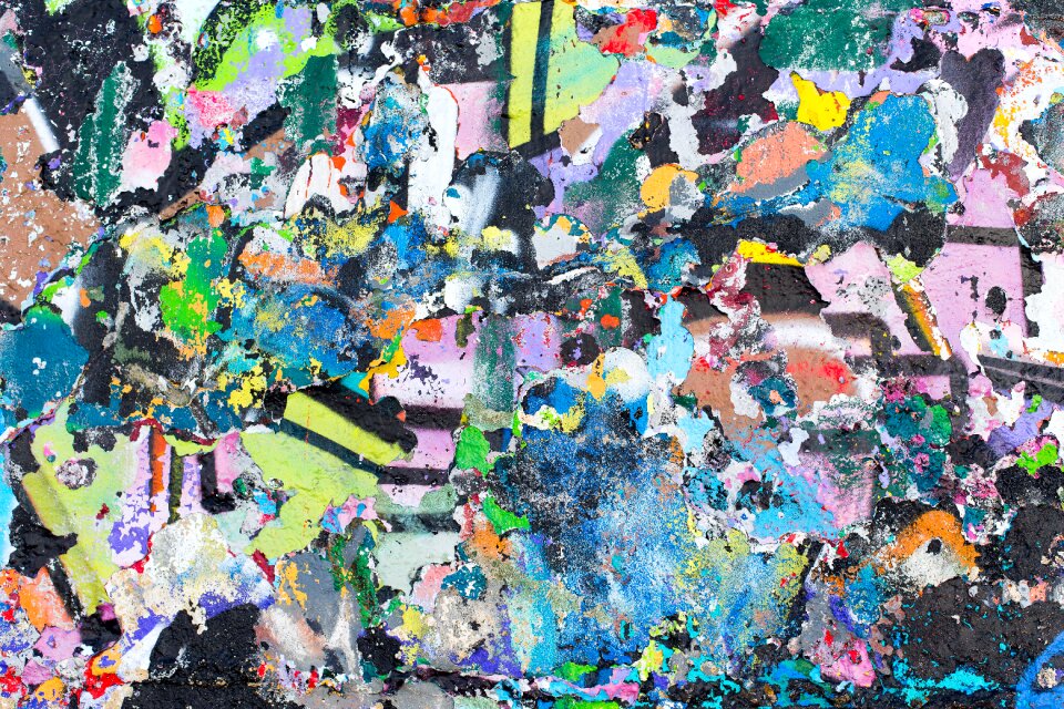 Color background painting