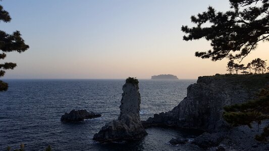 Jeju island sunset jeju island beach