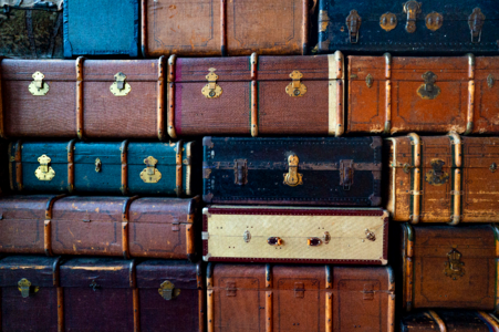 Vintage antique luggage