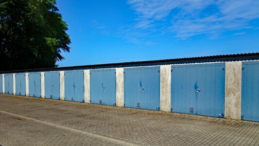 Garages garage yard architecture photo