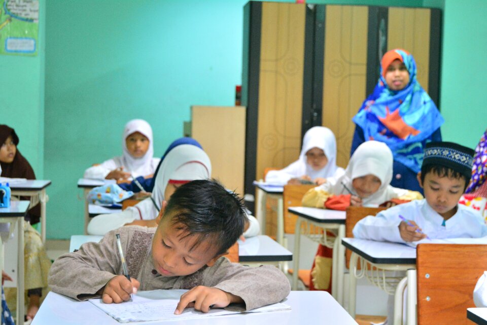 Indonesian kindergarten handsome