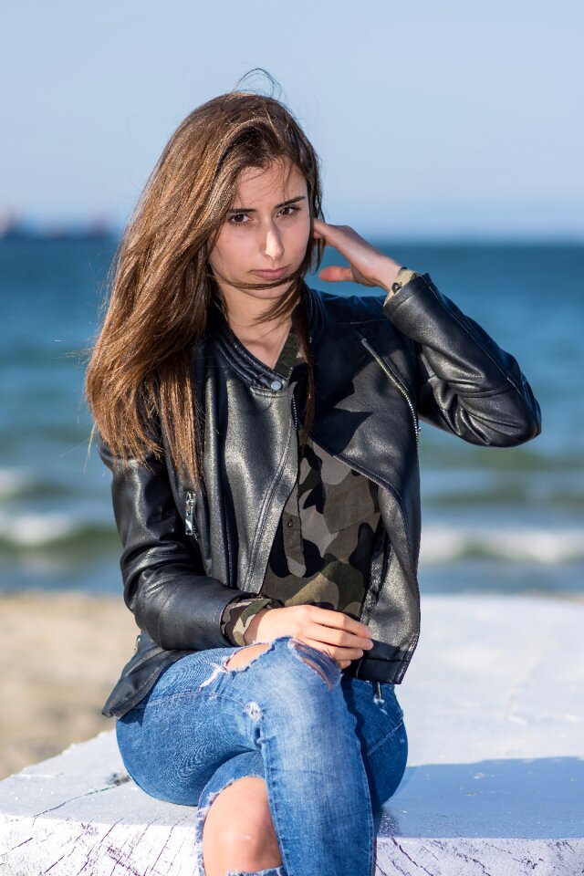 Fashion model hair fashion model female