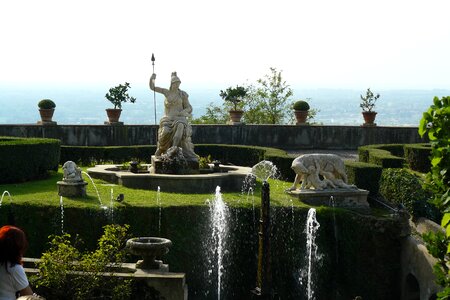 Villa d'este historic fountains